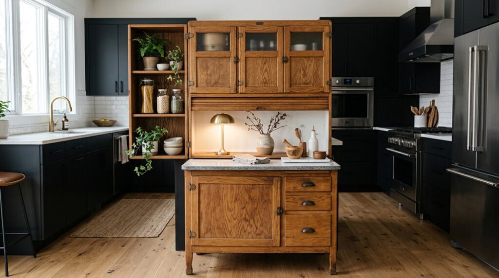hoosier cabinet for modern kitchens