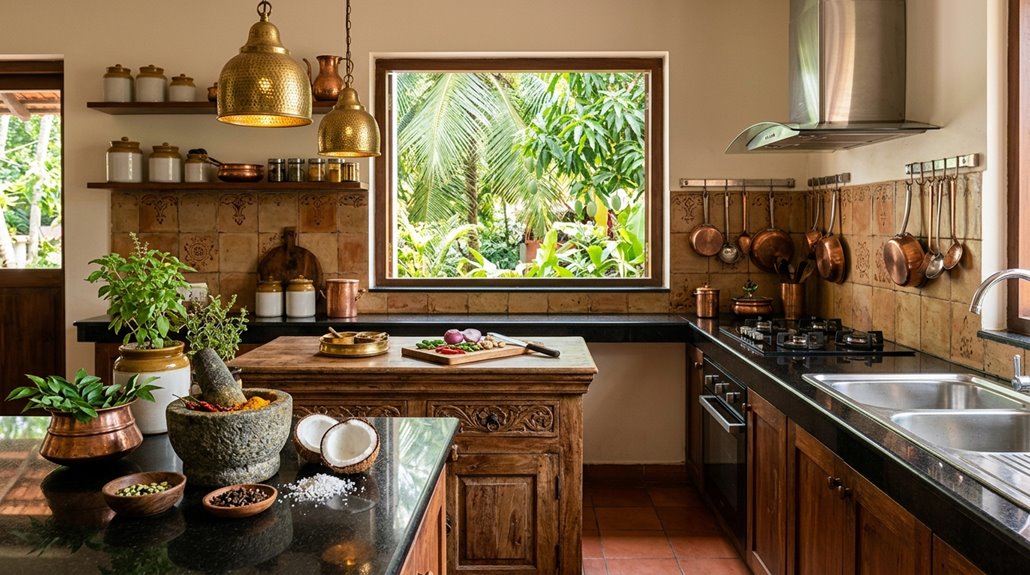 kerala kitchen work area ideas