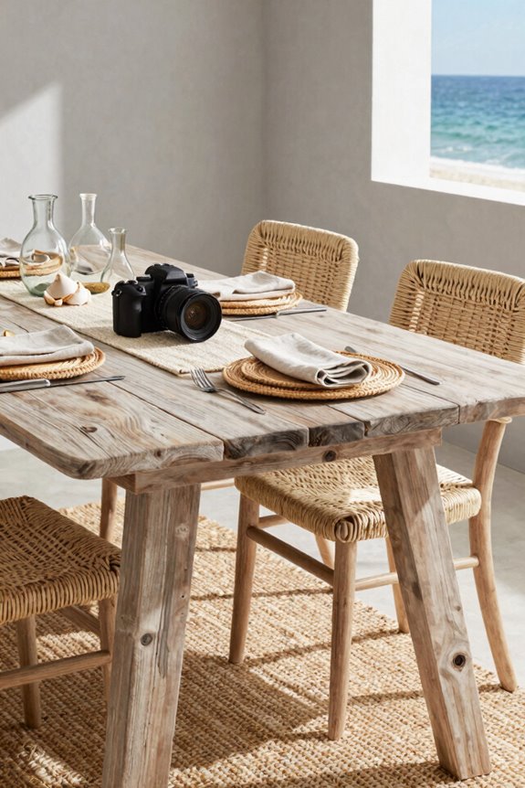 Essential Coastal Dining Room Ideas 7 layered coastal textures with rugs