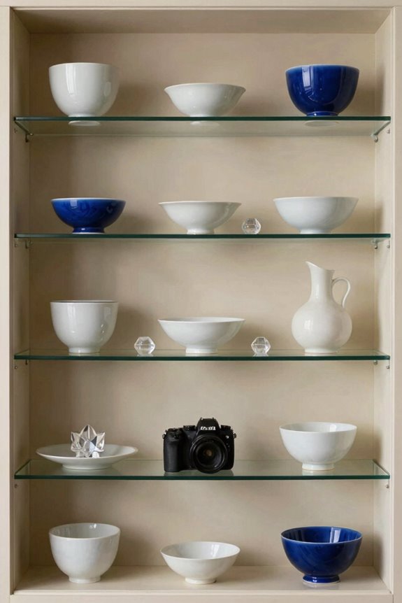 layered shelves remove one item