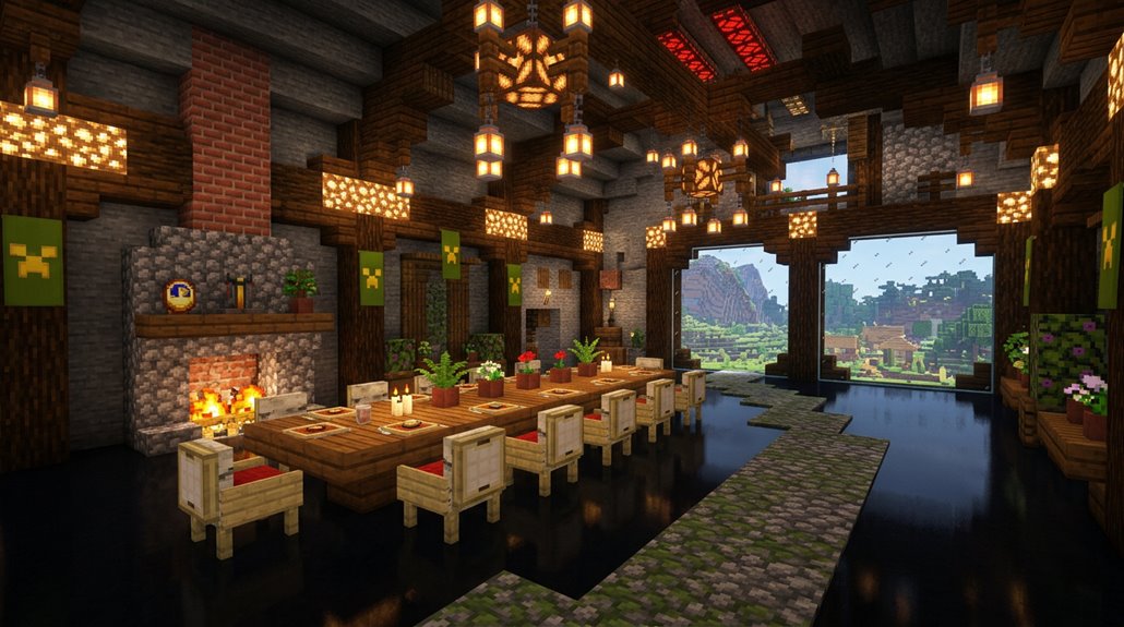 minecraft dining room ideas for base