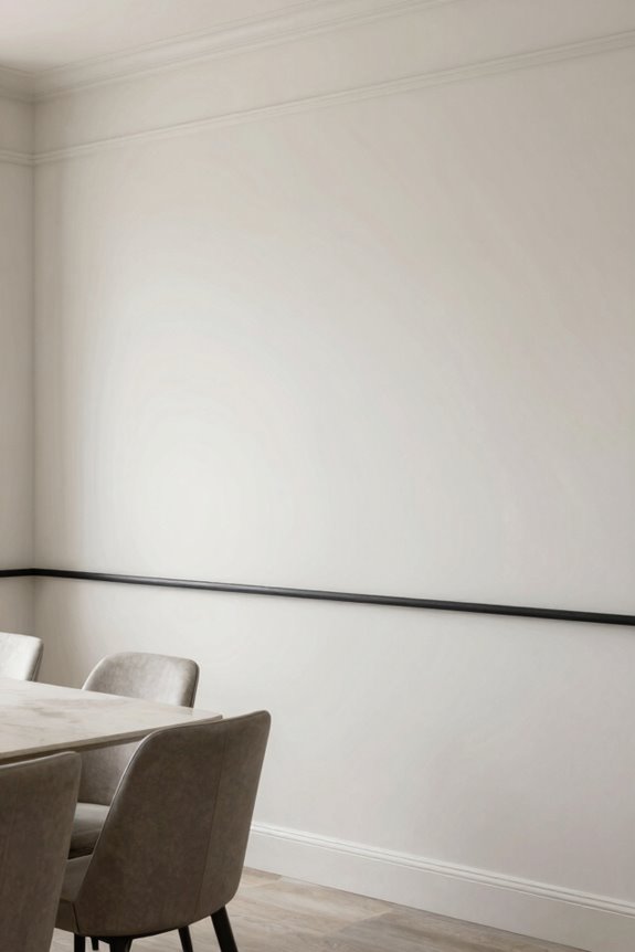 minimal cohesive trim throughout