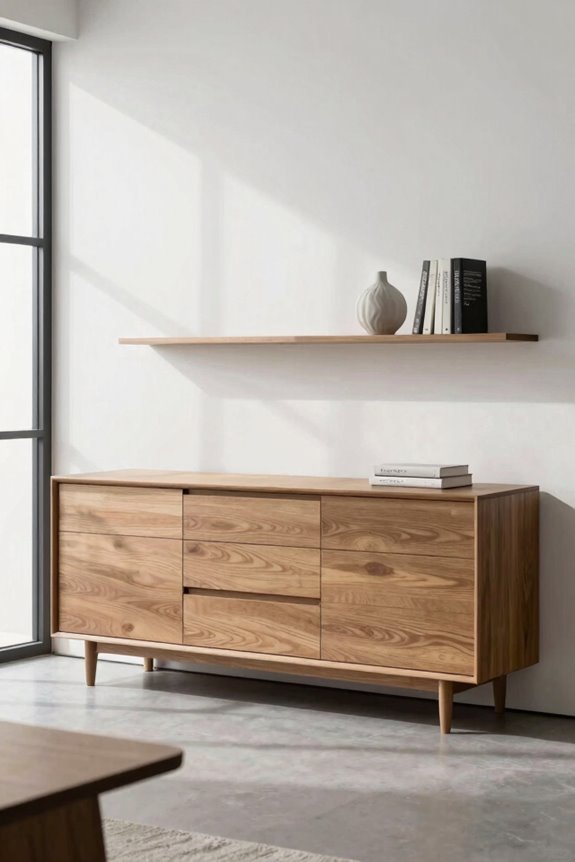 modern minimalist sideboard sanctuary