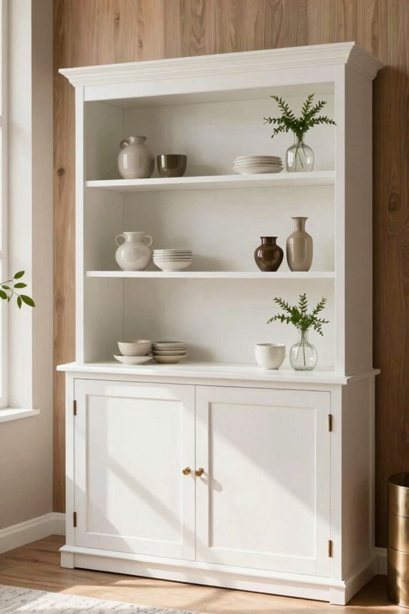 10 Dining Room Hutch Ideas to Elevate Your Space 7 monthly shelf clearance thoughtful display