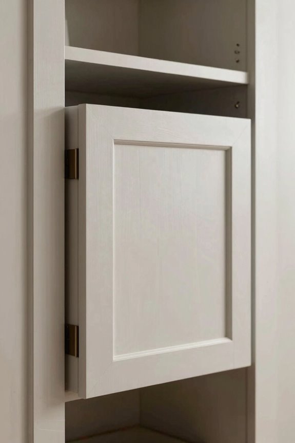 pantry concealed within cabinetry