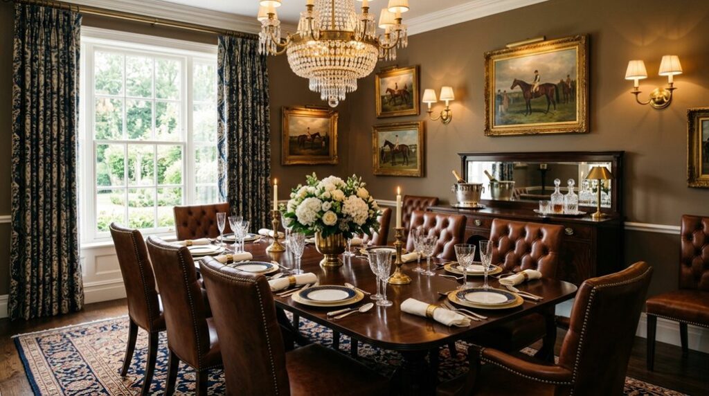 ralph lauren dining room elegance