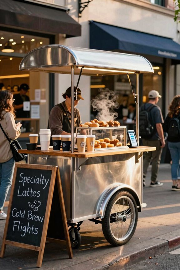 10 Coffee Cart Ideas to Launch Your Mobile Business in 2026 5 retail cart partnership boosts traffic