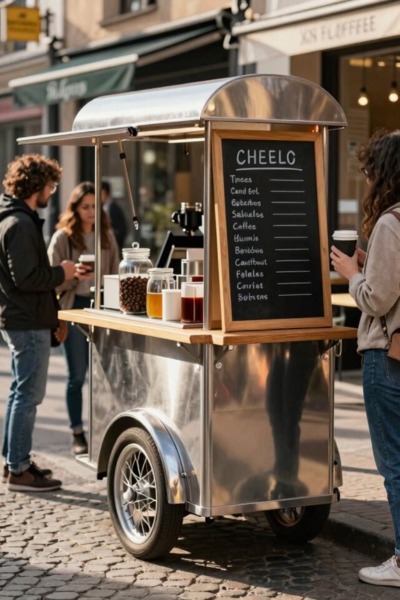 10 Coffee Cart Ideas to Launch Your Mobile Business in 2026 1 right cart model matters most