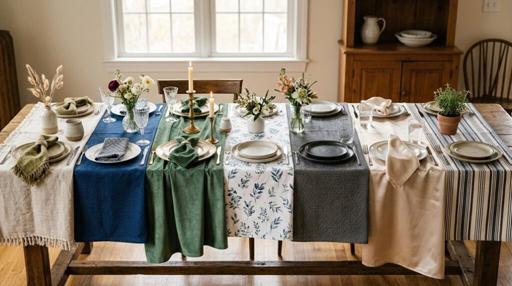 seven tablecloth ideas transform dining room