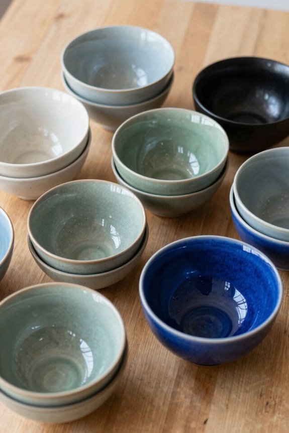 six color bowls cohesive harmony