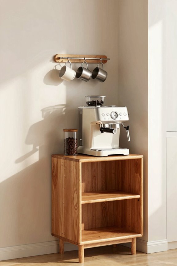 smart space efficient coffee station