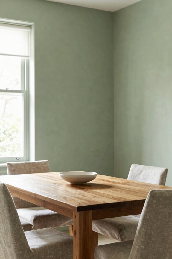 5 Paint Colors That Transform Your Dining Room 1 soft sage green dining serenity b8s4c