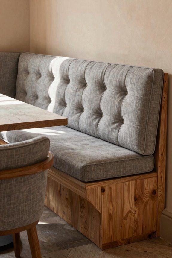 stain resistant durable banquette cushions