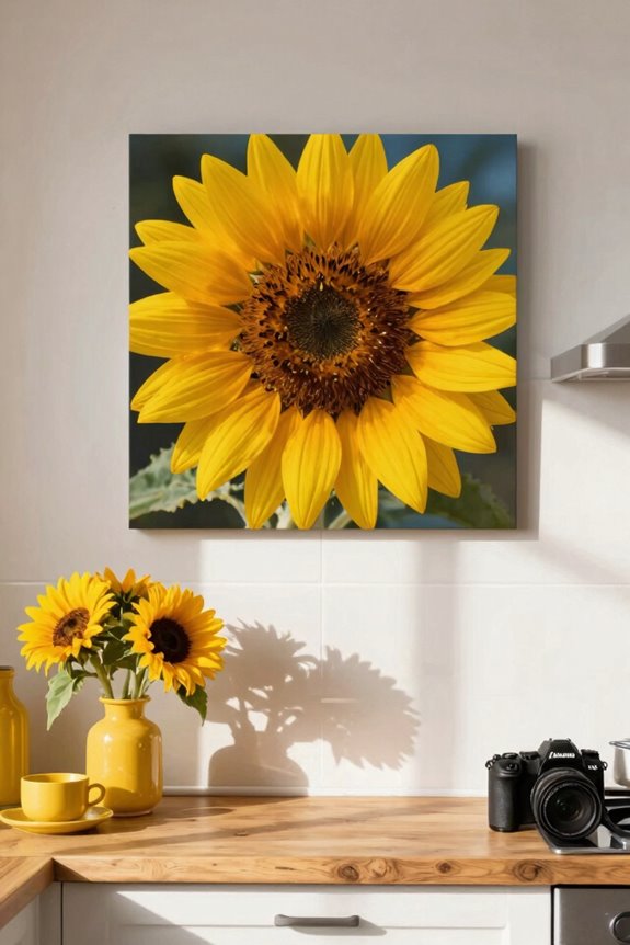 sunflower wall art focalpoint harmony