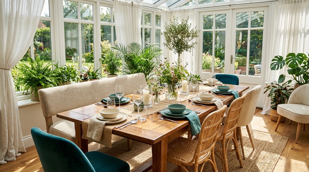 sunroom dining room ideas