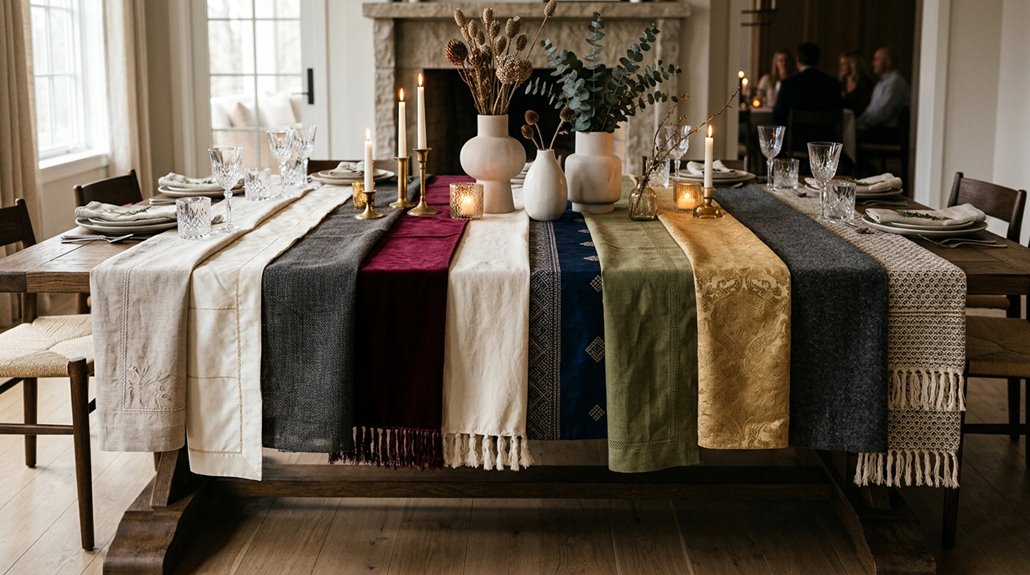 table runner ideas for dining