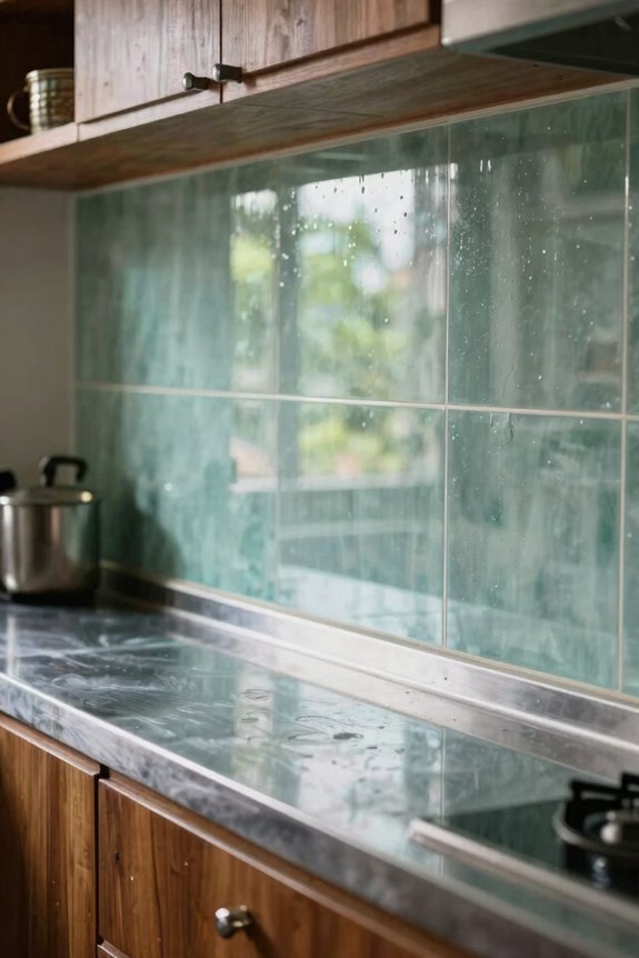 tempered glass backsplash advantages