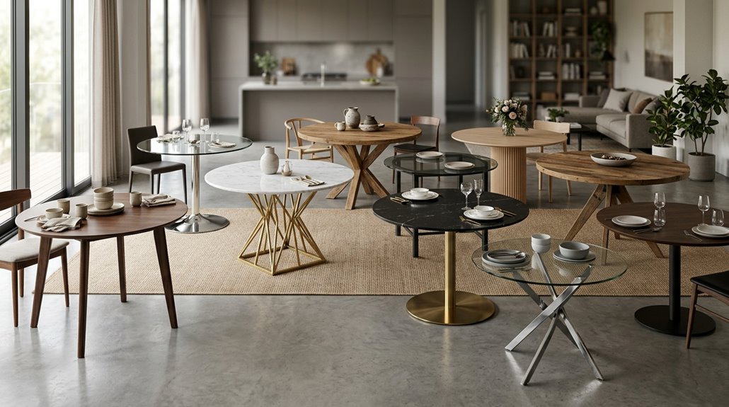ten round dining table designs