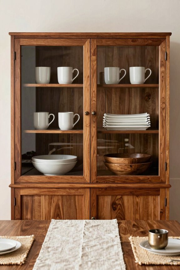 10 Dining Room Hutch Ideas to Elevate Your Space 9 three height hutch accessible essentials