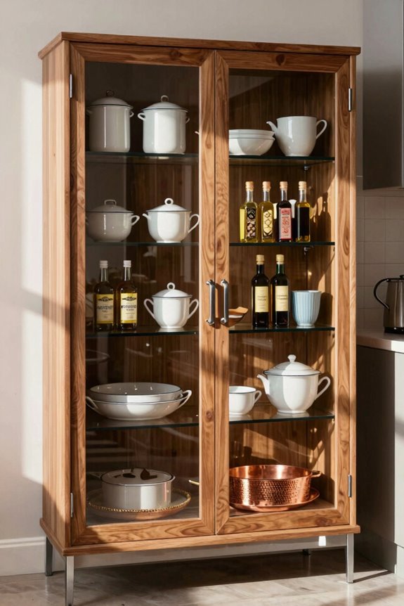 3 Ways to Style Your Hoosier Cabinet for Modern Kitchens 2 vintage pieces meet practical storage harmony