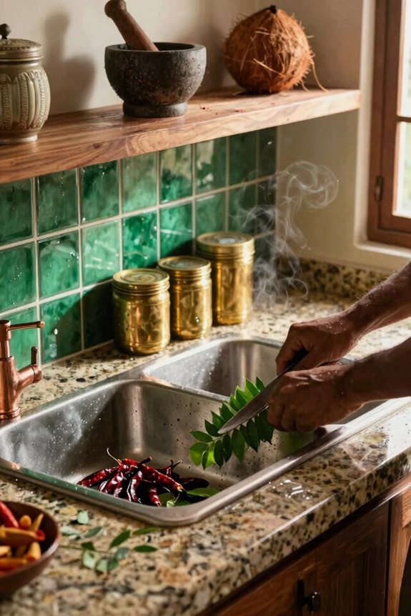 wet dry spice prep zones